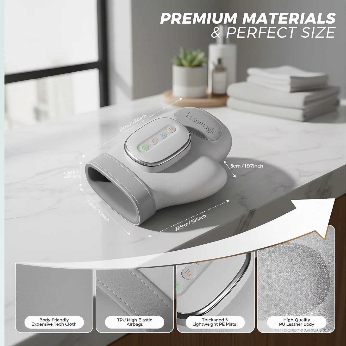 Aparat de masaj portabil Lesomagic™