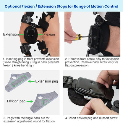 REFEET™ - Orteză de genunchi reglabilă KneeGlide