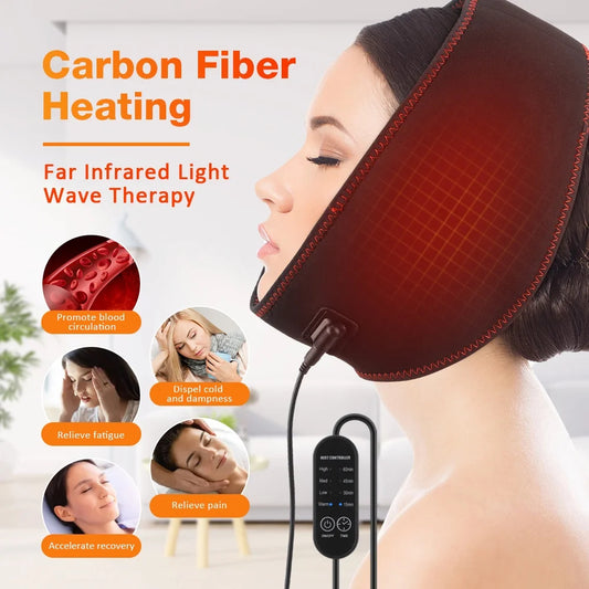 RESUME™ - Aparat de masaj facial cu încălzire și infraroșu îndepărtat din fibră de carbon