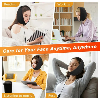 RESUME™ - Aparat de masaj facial cu încălzire și infraroșu îndepărtat din fibră de carbon